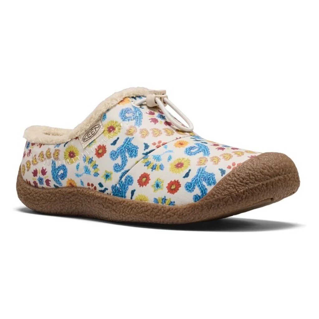 KEEN WOMEN'S HOWSER III SLIDE-EMB FLOWER/BIRCH | BEND SHOE CO