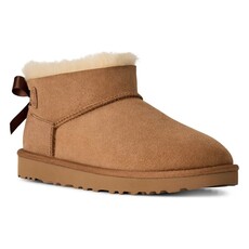 UGG WOMEN'S ULTRA MINI BAILEY BOW-CHESTNUT | BEND SHOE CO