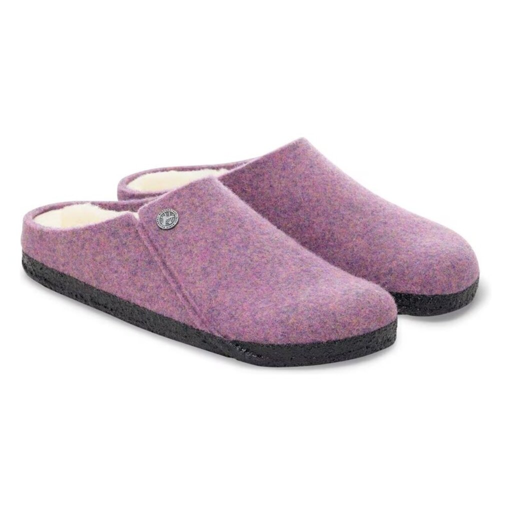 BIRKENSTOCK ZERMATT WOOL/SHEARLING-MAUVE/NATURAL | BEND SHOE CO