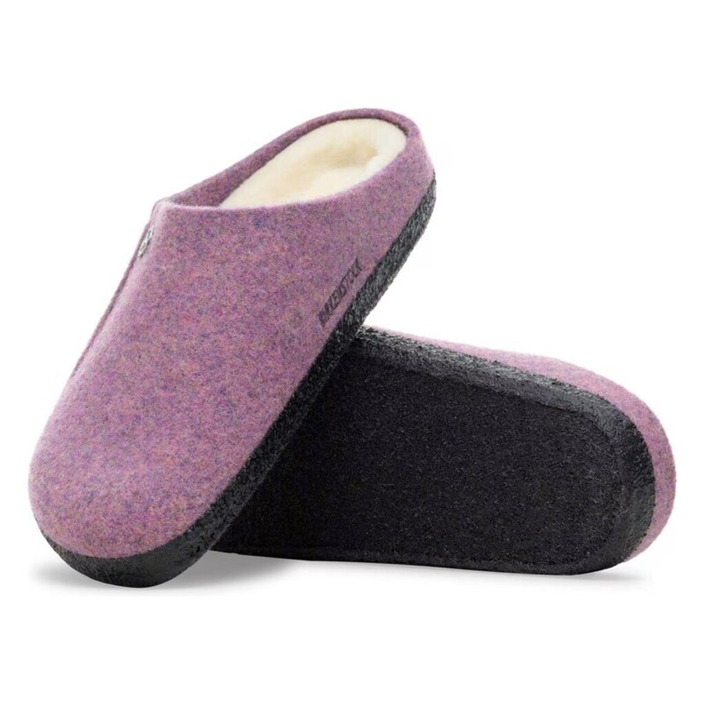 BIRKENSTOCK ZERMATT WOOL/SHEARLING-MAUVE/NATURAL | BEND SHOE CO