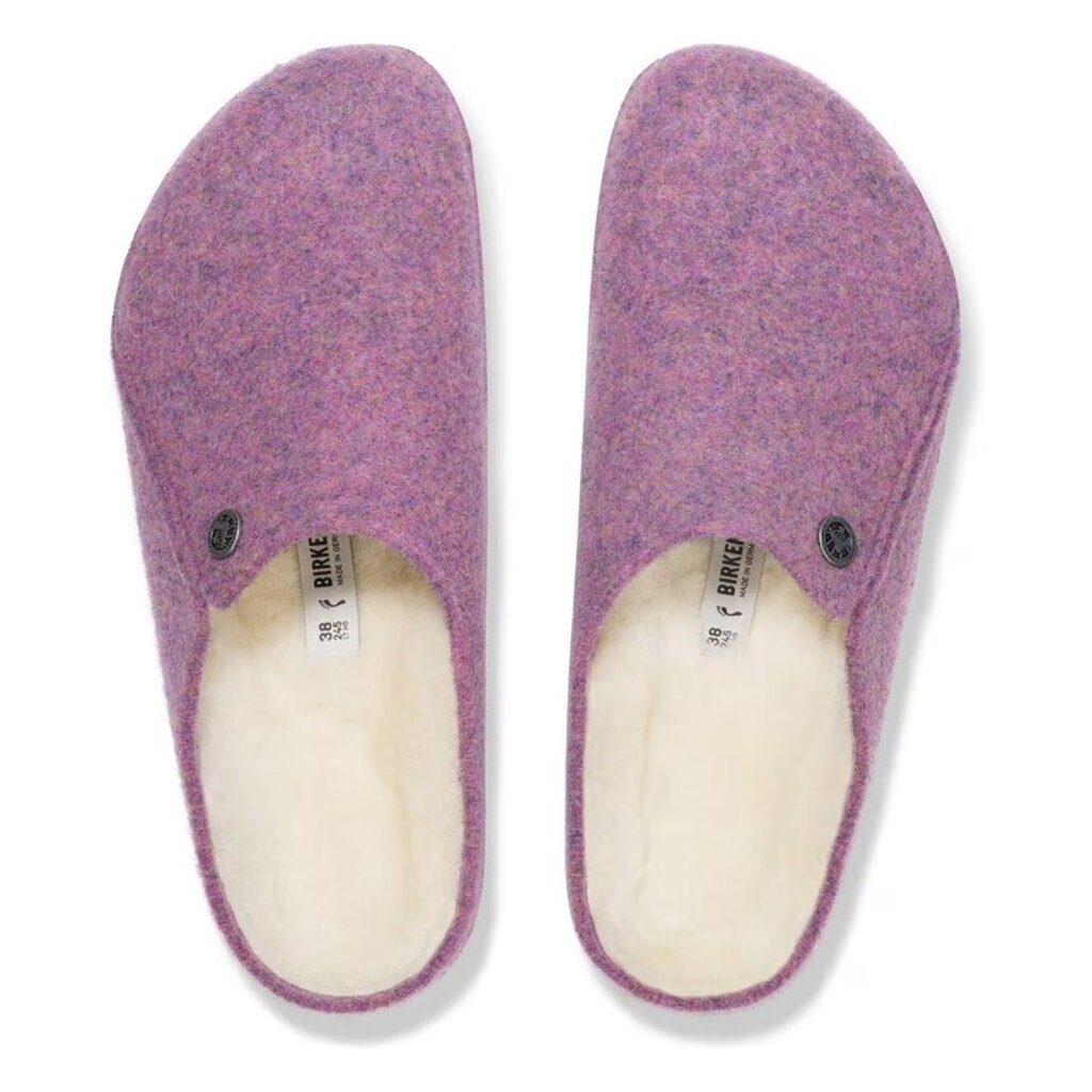 BIRKENSTOCK ZERMATT WOOL/SHEARLING-MAUVE/NATURAL | BEND SHOE CO