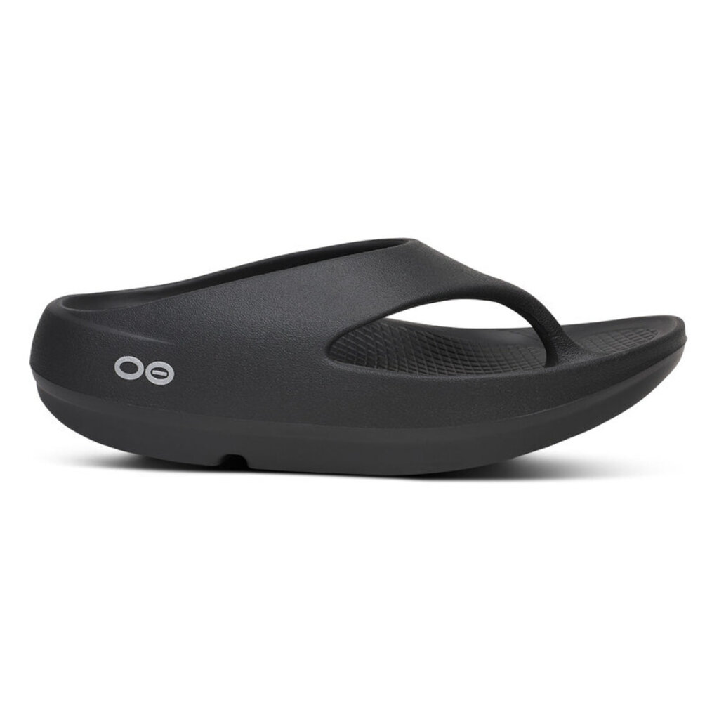 OOFOS OORIGINAL+ SANDAL-BLACK | BEND SHOE CO