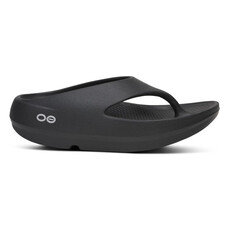 OOFOS OORIGINAL+ SANDAL-BLACK | BEND SHOE CO
