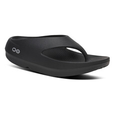 OOFOS OORIGINAL+ SANDAL-BLACK | BEND SHOE CO