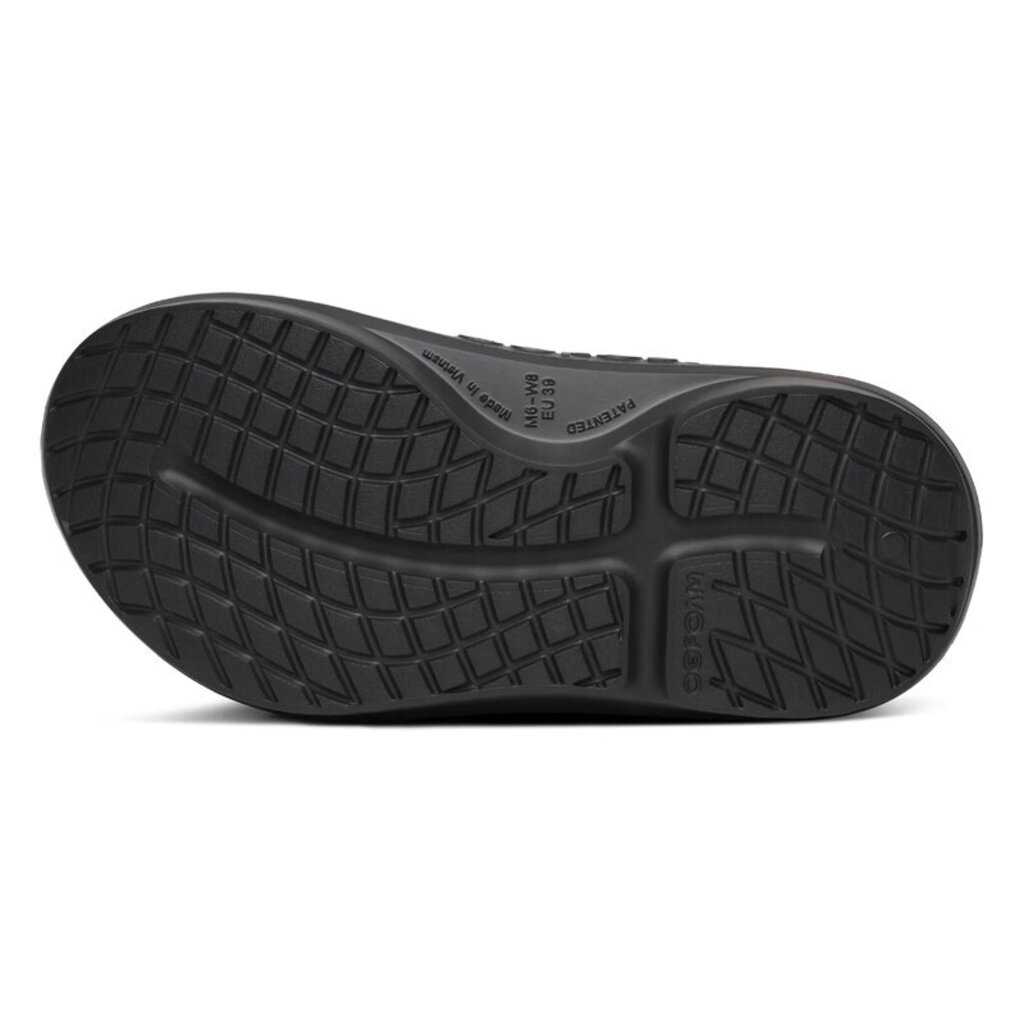 OOFOS OORIGINAL+ SANDAL-BLACK | BEND SHOE CO
