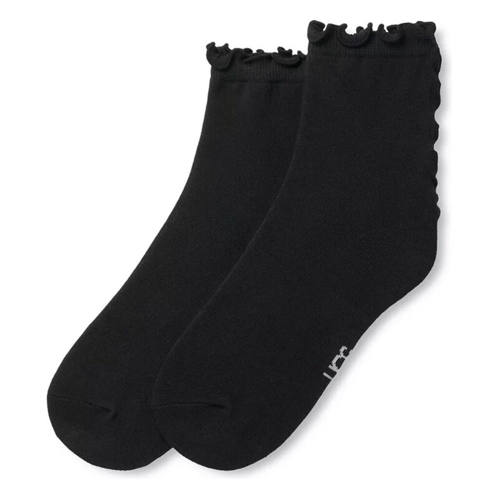 UGG KARSYN LETTUCE EDGE QUARTER II BLACK  OS | BEND SHOE CO