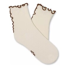 UGG KARSYN LETTUCE EDGE QUARTER II VANILLA/CHESTNUT OS | BEND SHOE CO