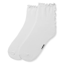 UGG KARSYN LETTUCE EDGE QUARTER II WHITE OS | BEND SHOE CO