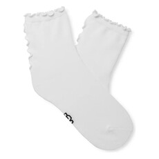 UGG KARSYN LETTUCE EDGE QUARTER II WHITE OS | BEND SHOE CO