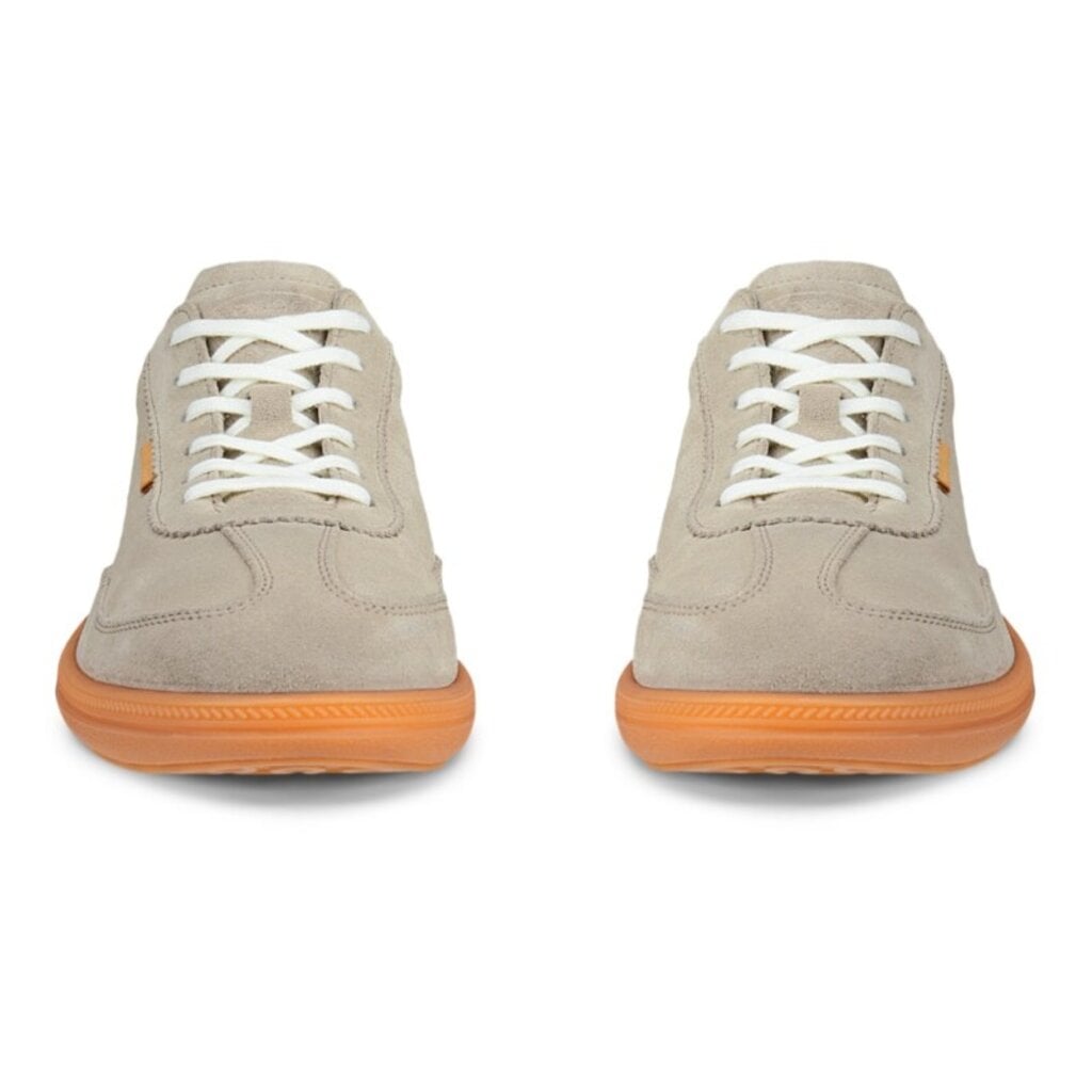 ECCO WOMEN'S SOFT 11 LACE UP-PURE CASHMERE/BRIGHT WHITE | BEND SHOE CO