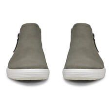 ECCO WOMEN'S SOFT 7 SIDE ZIP BOOTIE-SMOKEY OLIVE | BEND SHOE CO