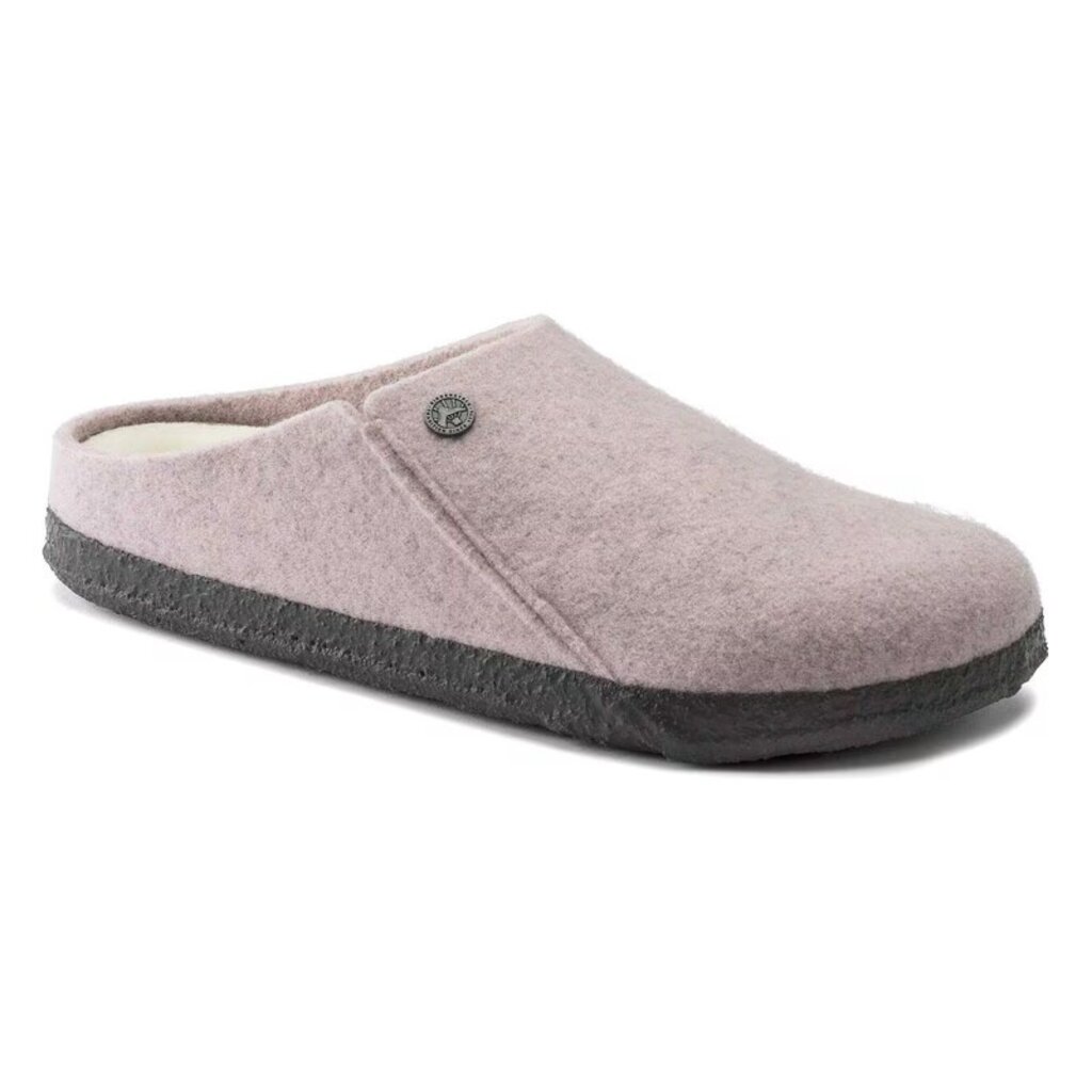 BIRKENSTOCK WOMEN'S ZERMATT SHEARLING WOOL FELT SLIPPER-SOFT PINK | BEND SHOE CO
