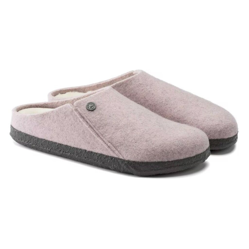 BIRKENSTOCK WOMEN'S ZERMATT SHEARLING WOOL FELT SLIPPER-SOFT PINK | BEND SHOE CO