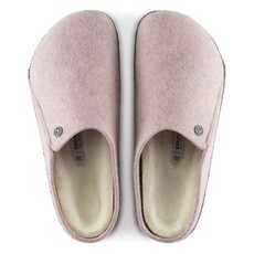 BIRKENSTOCK WOMEN'S ZERMATT SHEARLING WOOL FELT SLIPPER-SOFT PINK | BEND SHOE CO