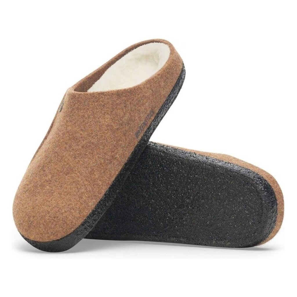 BIRKENSTOCK ZERMATT WOOL/SHEARLING-TOFFEE/NATURAL | BEND SHOE CO