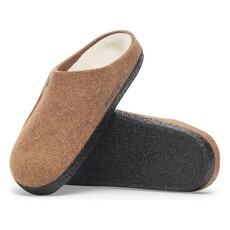 BIRKENSTOCK ZERMATT WOOL/SHEARLING-TOFFEE/NATURAL | BEND SHOE CO