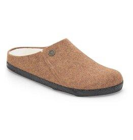 BIRKENSTOCK ZERMATT WOOL/SHEARLING-TOFFEE/NATURAL