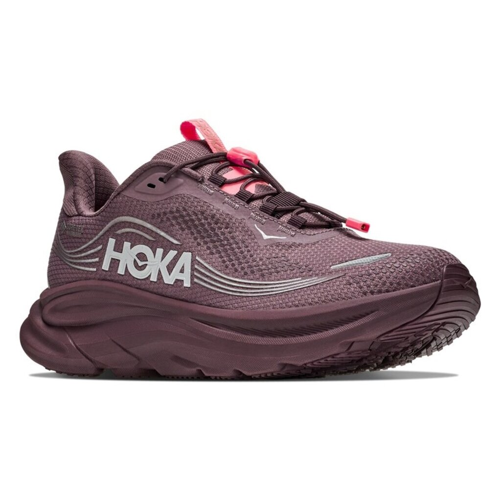 HOKA ONE ONE WOMEN'S CLIFTON 11 GTX-SMOKY QUARTZ/DEEP MAUVE | BEND SHOE CO