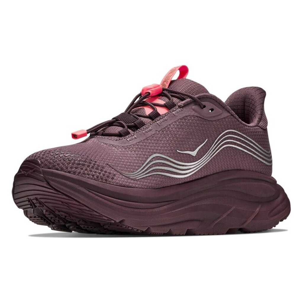 HOKA ONE ONE WOMEN'S CLIFTON 11 GTX-SMOKY QUARTZ/DEEP MAUVE | BEND SHOE CO