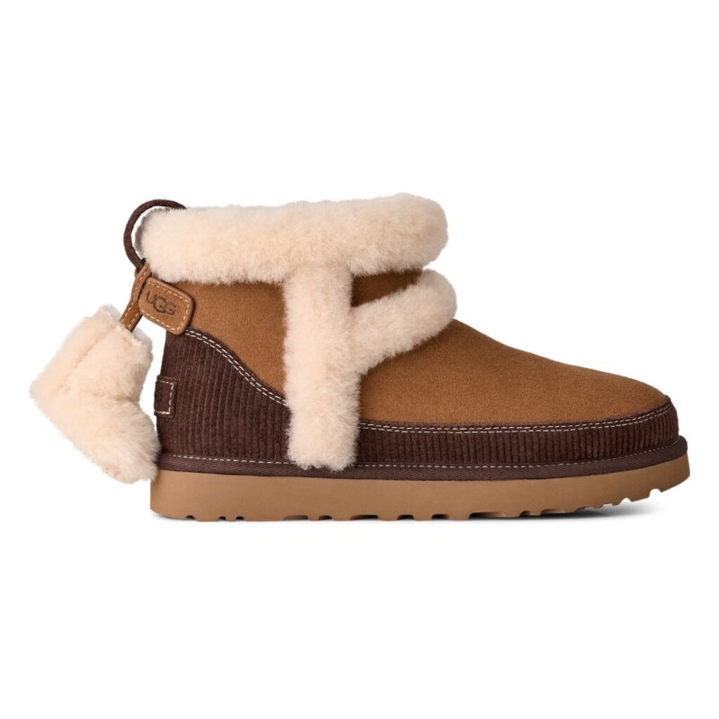 UGG WOMEN'S CLASSIC MINI HERITAGE-CHESTNUT | BEND SHOE CO
