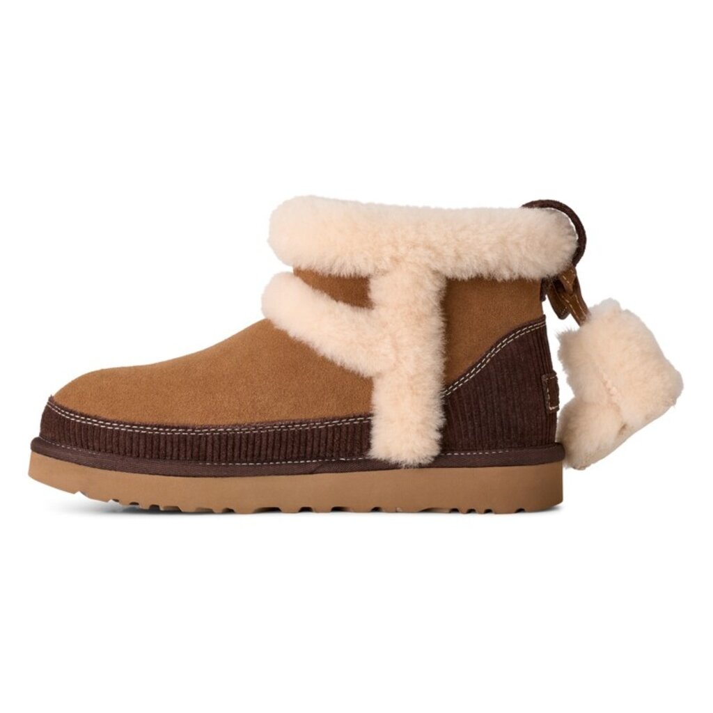 UGG WOMEN'S CLASSIC MINI HERITAGE-CHESTNUT | BEND SHOE CO