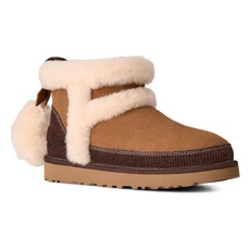 UGG WOMEN'S CLASSIC MINI HERITAGE-CHESTNUT | BEND SHOE CO