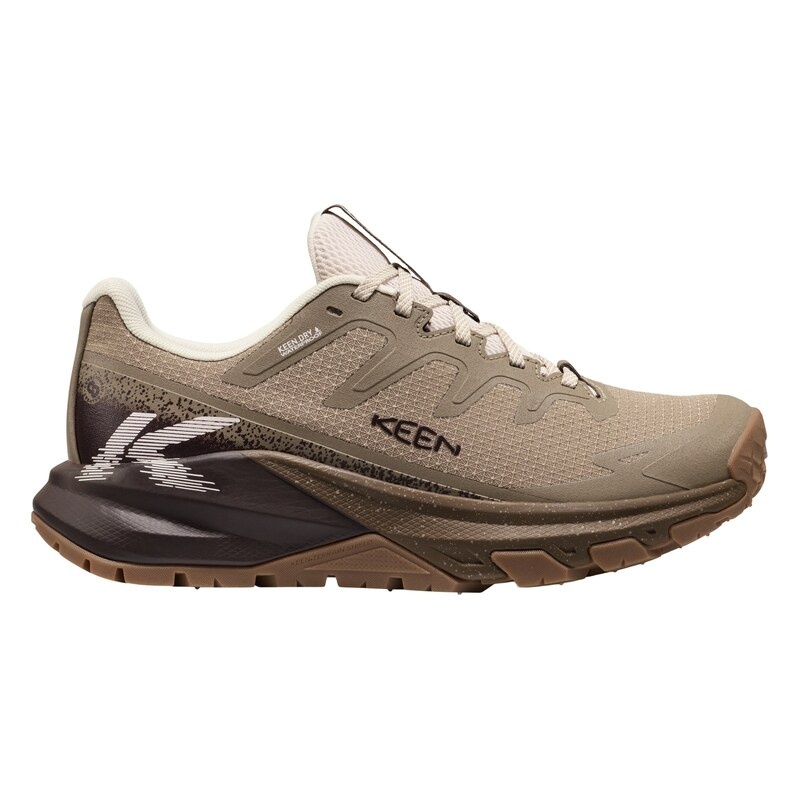 KEEN WOMEN'S TARGHEE APEX WATERPROOF-BRINDLE/PEACH BLUSH