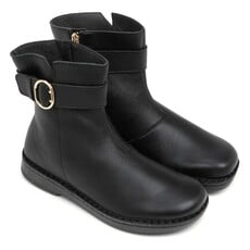NAOT WOMEN'S CAPRI LEATHER-BLACK | BEND SHOE CO