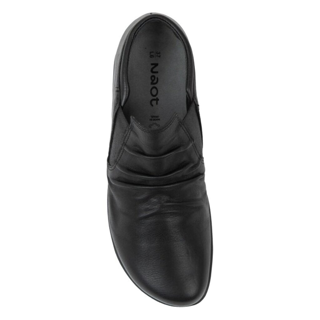 NAOT WOMEN'S TEREHU WATER RESISTANT LEATHER-BLACK | BEND SHOE CO