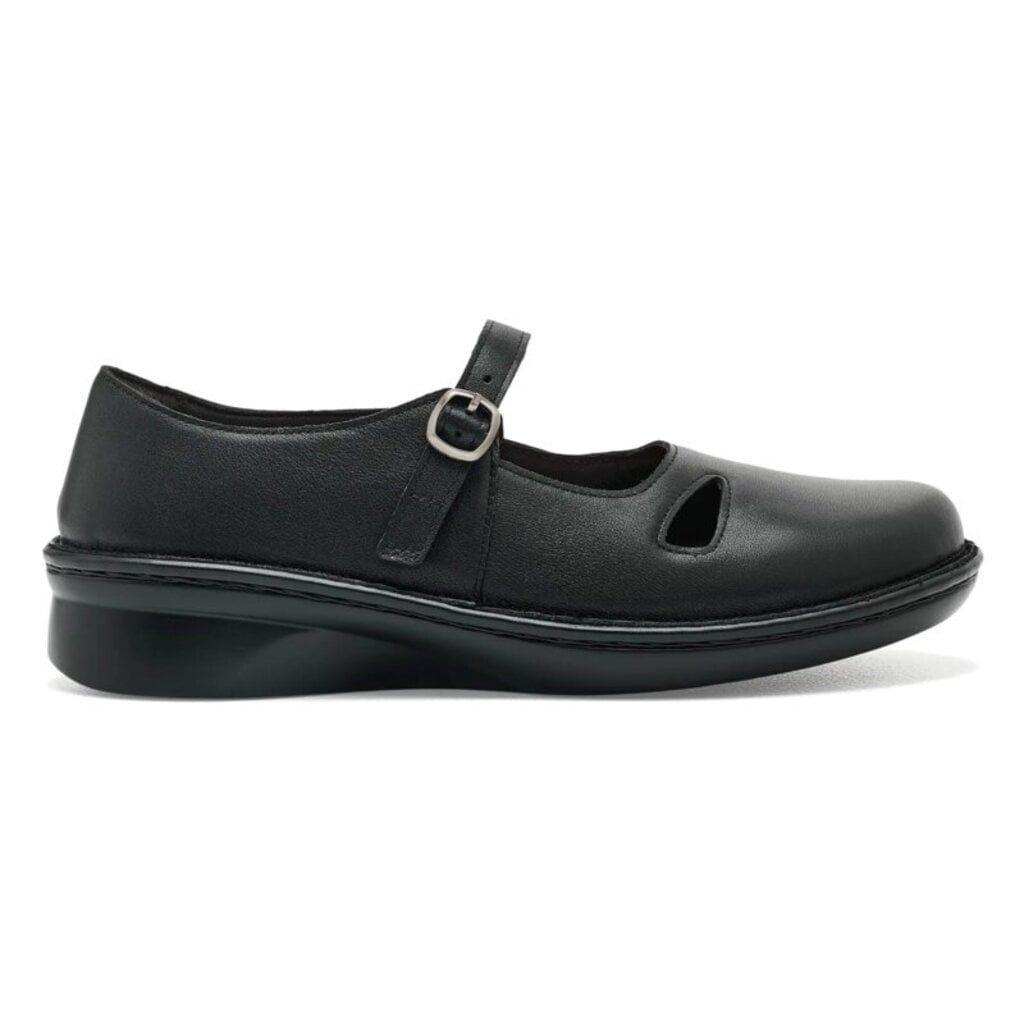 NAOT WOMEN'S LOOPER WATER RESISTANT LEATHER-BLACK | BEND SHOE CO