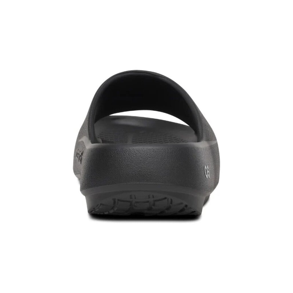 OOFOS OOAHH+ SLIDE-BLACK | BEND SHOE CO