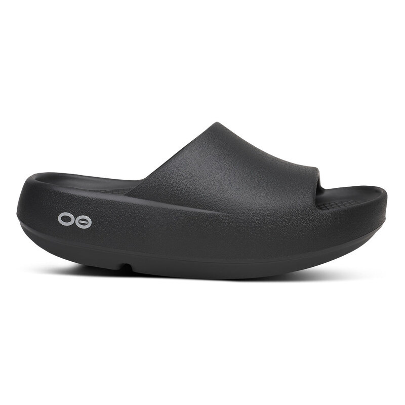 OOFOS OOAHH+ SLIDE-BLACK