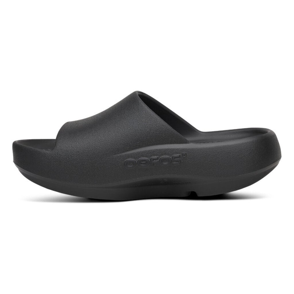 OOFOS OOAHH+ SLIDE-BLACK | BEND SHOE CO