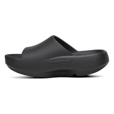 OOFOS OOAHH+ SLIDE-BLACK | BEND SHOE CO