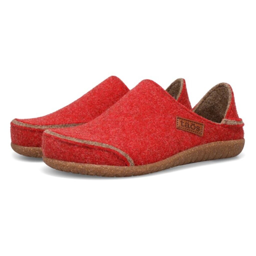 TAOS WOMEN'S CONVERTAWOOL-RED/TAN | BEND SHOE CO