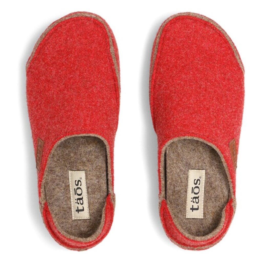 TAOS WOMEN'S CONVERTAWOOL-RED/TAN | BEND SHOE CO