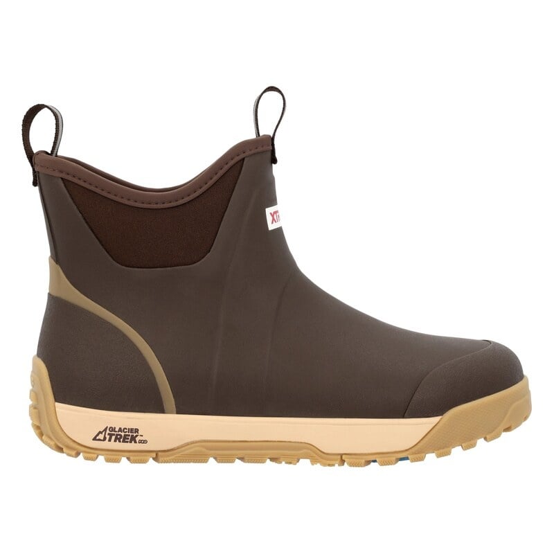 XTRATUF MEN'S ADB ICE RUBBER-DARK BROWN