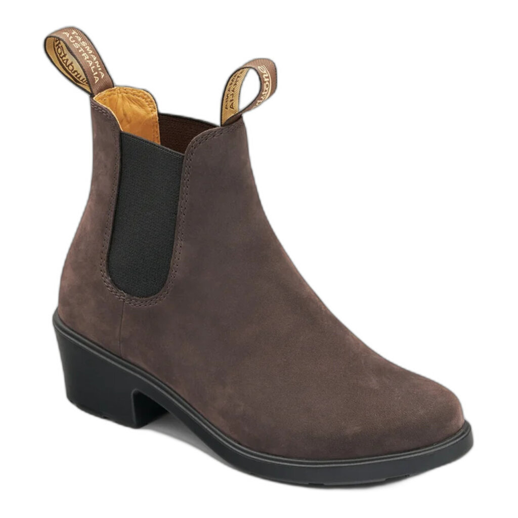 BLUNDSTONE WOMEN'S HEELED BOOT-GROUND COFFEE | BEND SHOE CO