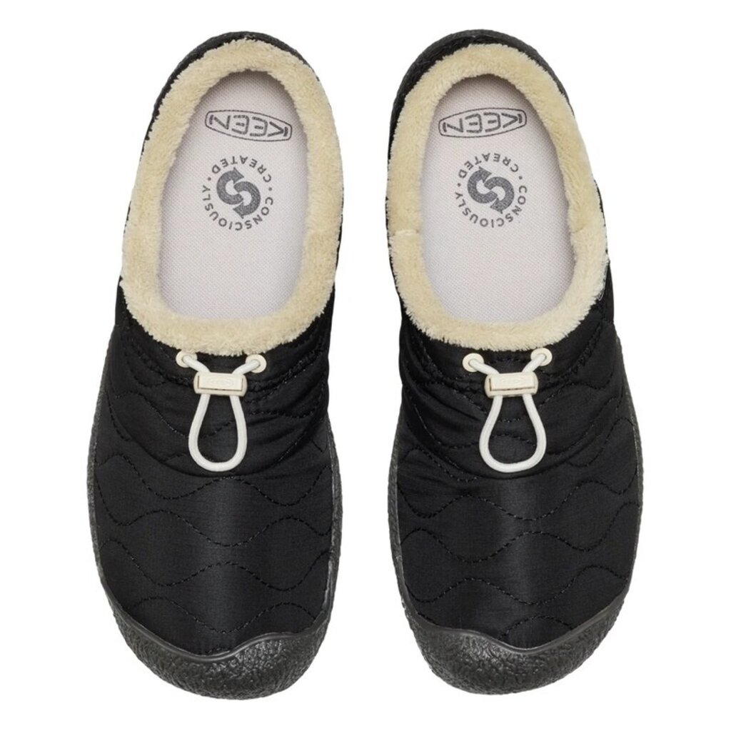 KEEN WOMEN'S HOWSER III SLIDE QUILTED-BLACK | BEND SHOE CO