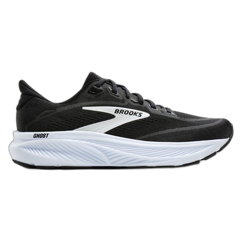 BROOKS WOMEN'S GHOST 18-BLACK/GREY/WHITE