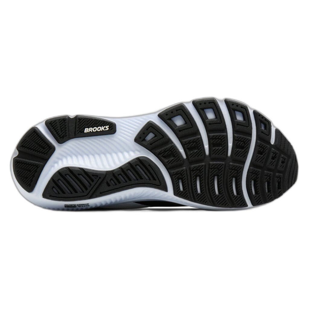 BROOKS WOMEN'S GHOST 18-BLACK/GREY/WHITE | BEND SHOE CO