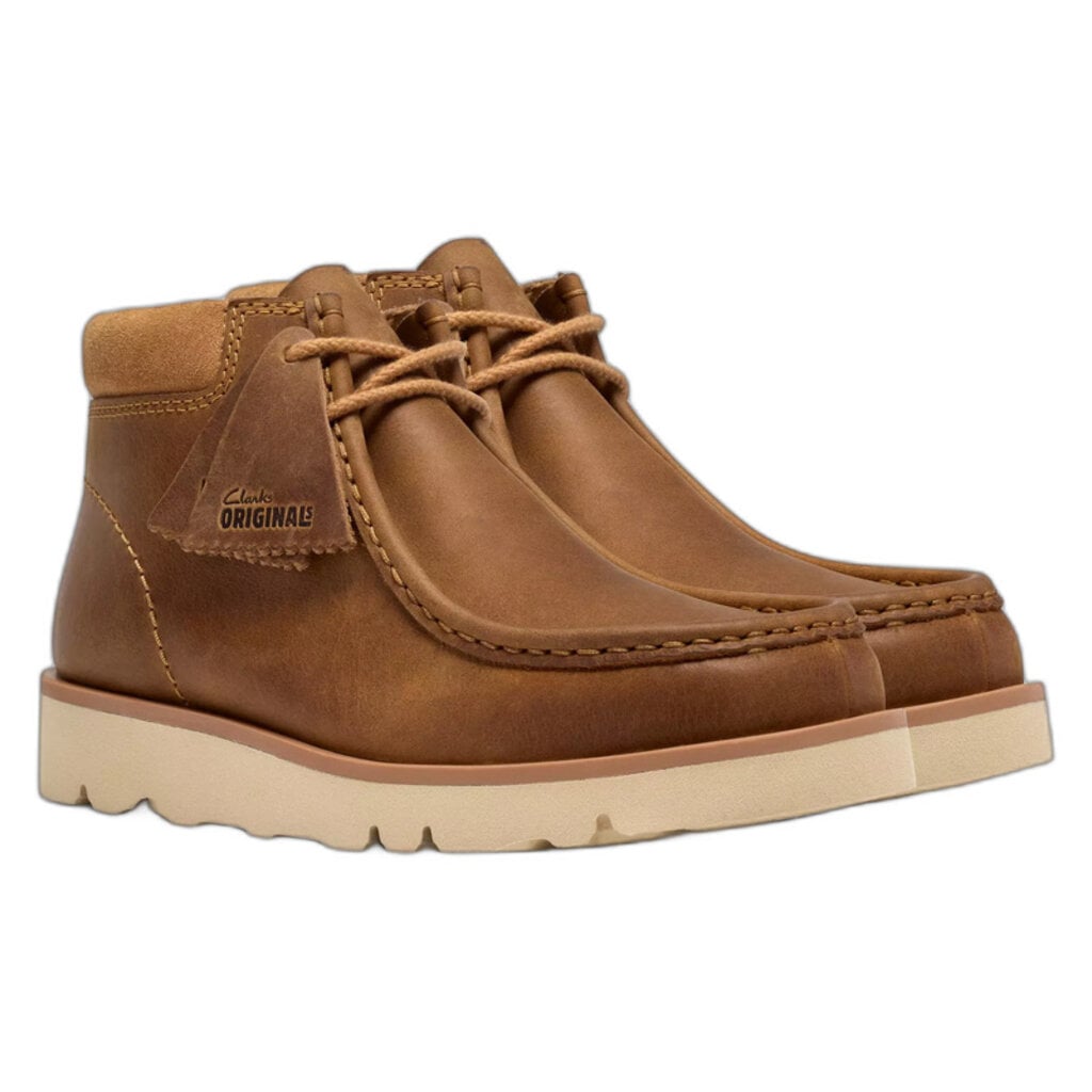 CLARKS WOMEN'S WALLA ORKHON LEATHER-TAN | BEND SHOE CO