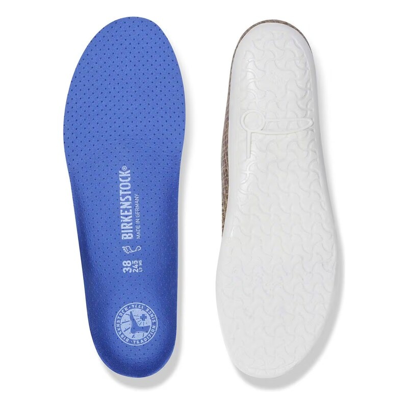 BIRKENSTOCK BLUE FOOTBED