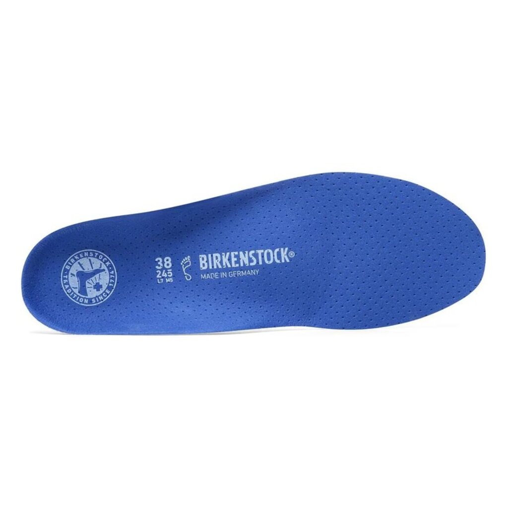 BIRKENSTOCK BLUE FOOTBED