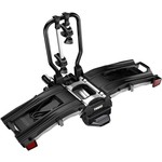 Thule EasyFold XT 1.25" or 2" Hitch Rack: 2-Bike, Black and Silver