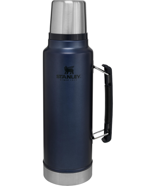 Stanley Thermal Bottle, Classic Legendary Bottle Large 1.5qt /1.4 l  Nightfall