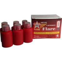 Red Signal Flares, box of 6