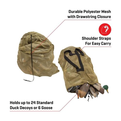 Allen Mesh Decoy Bag 30" X 50" ALLEN, Holds 30 decoys