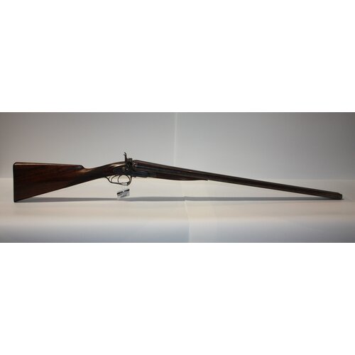 W. & C. Scott Double Barrel Hammer 12 bore Shotgun, 1872 w Original case, Excellent condition