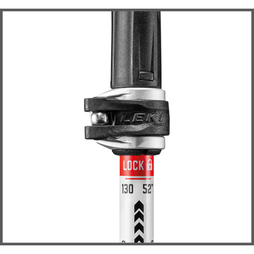 Leki MCT 12 Vario Carbon Black / White 110-130, Leki 65026801